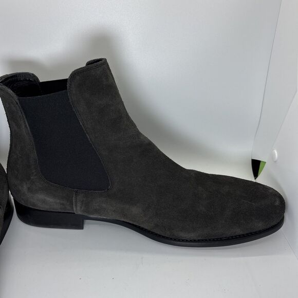 Men’s Size 12.5 Thursday Boot Company Duke Chelsea Boots Dark Olive Suede 2310 - Picture 8 of 12